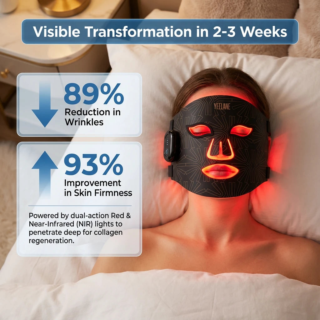 Yeelane AuraGlow LED Red Light Therapy Mask